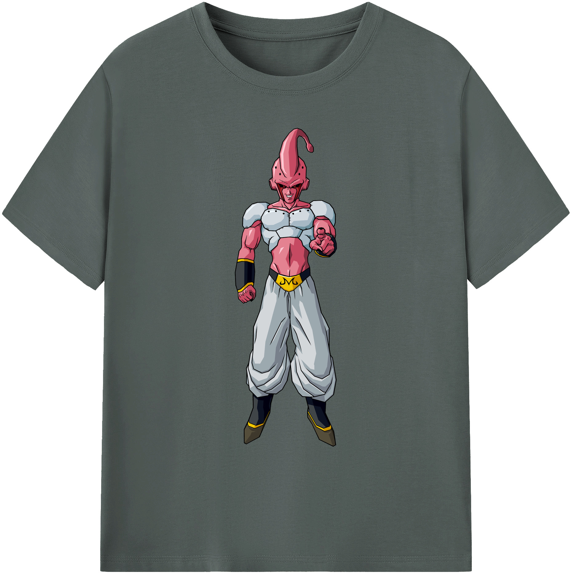 （画像用） ドラゴンボール 魔人ブウ DRAGON BALL Majin Buu 綿100％ メンズ半袖Tシャツ｜肌触りやわらか＆通気性